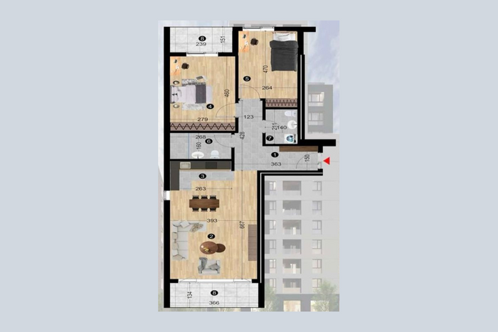 Appartamento di 89,3m² in #vendita nel quartiere muhaxherëve