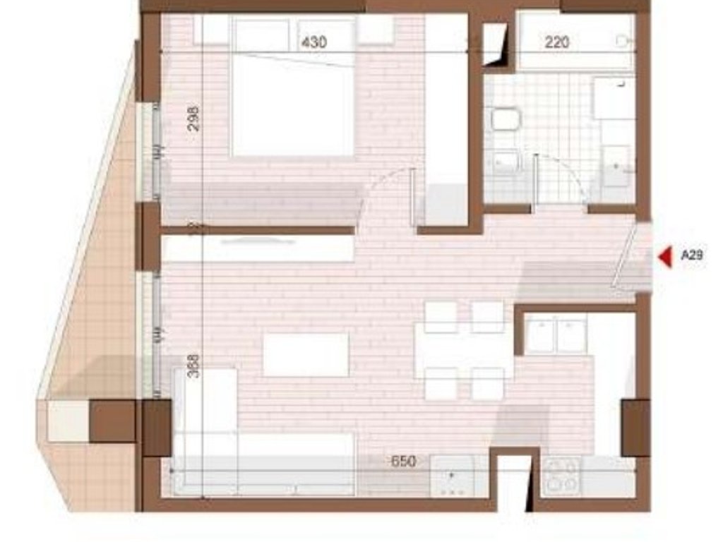 Appartement 1+1 à vendre à shengjin (2)