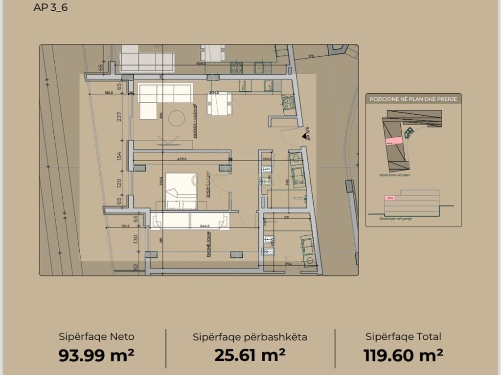 Për shitje - apartament 2+1 “Seedielli” në seehëna residence