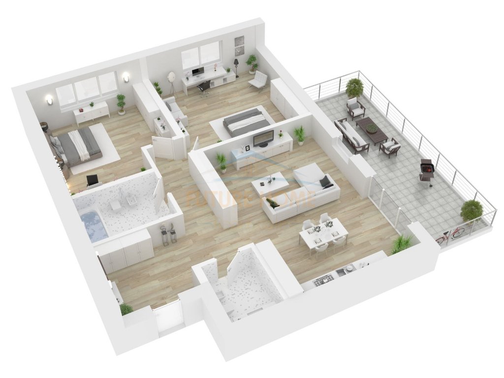 Shitet, apartament 2+1+2, green residence, kamëz