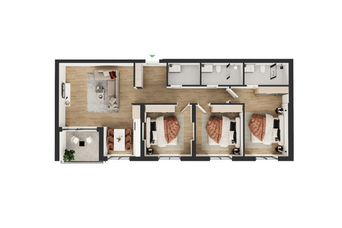 Banesë 124.47m² për #shitje te Prishtina e Re