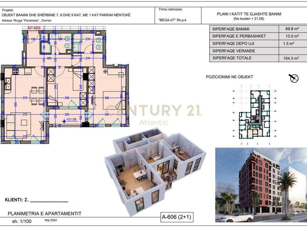 2+1+2t apartment for sale on the beach, Durrës (6)