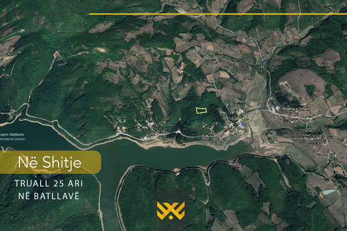 Terreno di 25 ari in vendita a batllavë