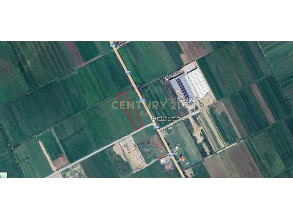 Terreno à venda próximo à estrada em fllakë, Durrës - possibilidade de expansão até 18.000 metros quadrados!