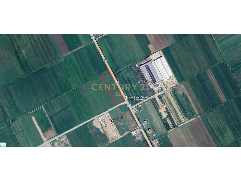 Terreno à venda próximo à estrada em fllakë, Durrës - possibilidade de expansão até 18.000 metros quadrados!