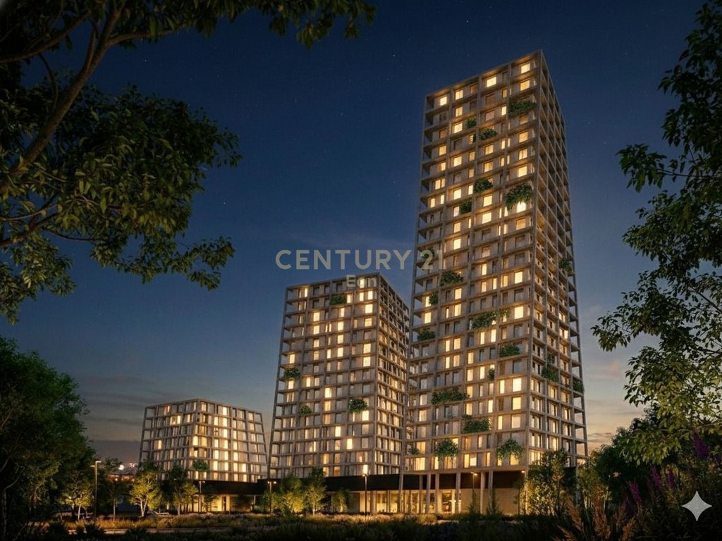 Estudio en venta en "Desla Tower" playa, durres!