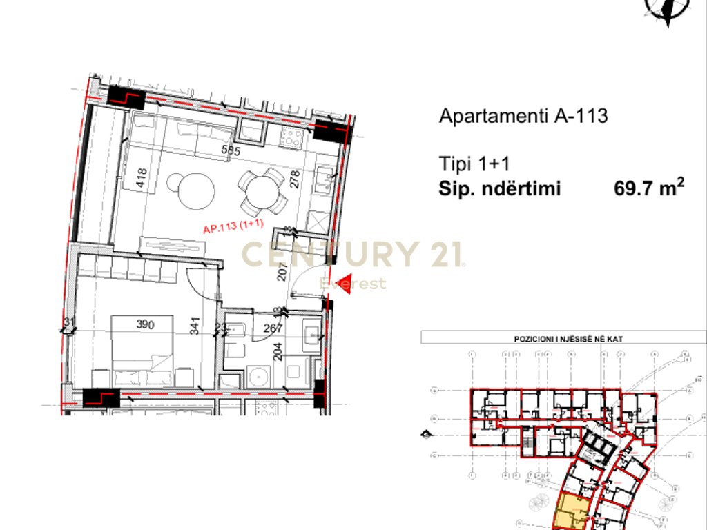 Bardhyl street – 1+1 apartment for sale (2)