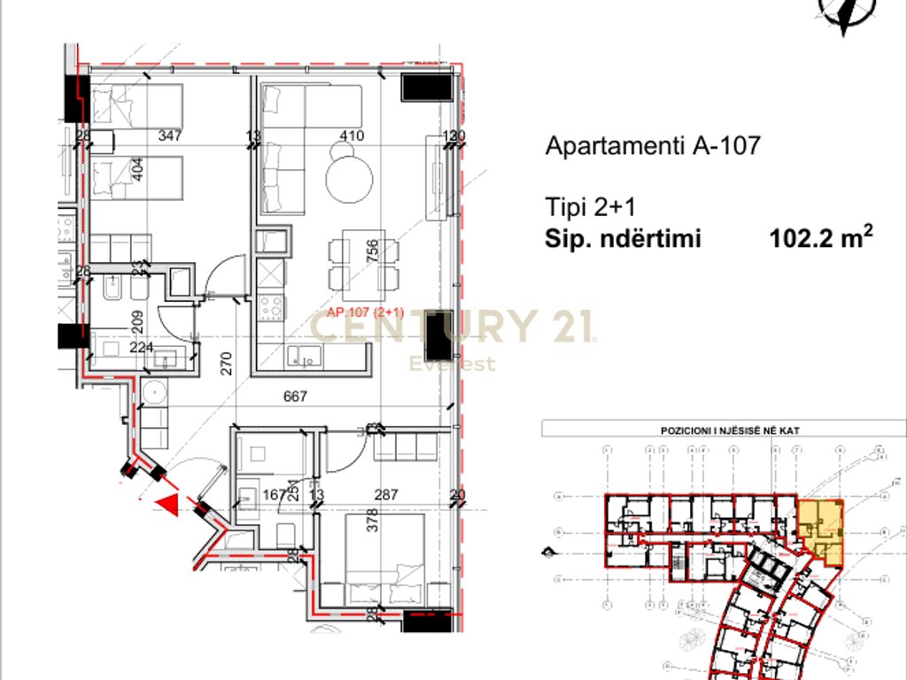 Rua bardhyl – Apartamento 2+1+2 à venda (2)
