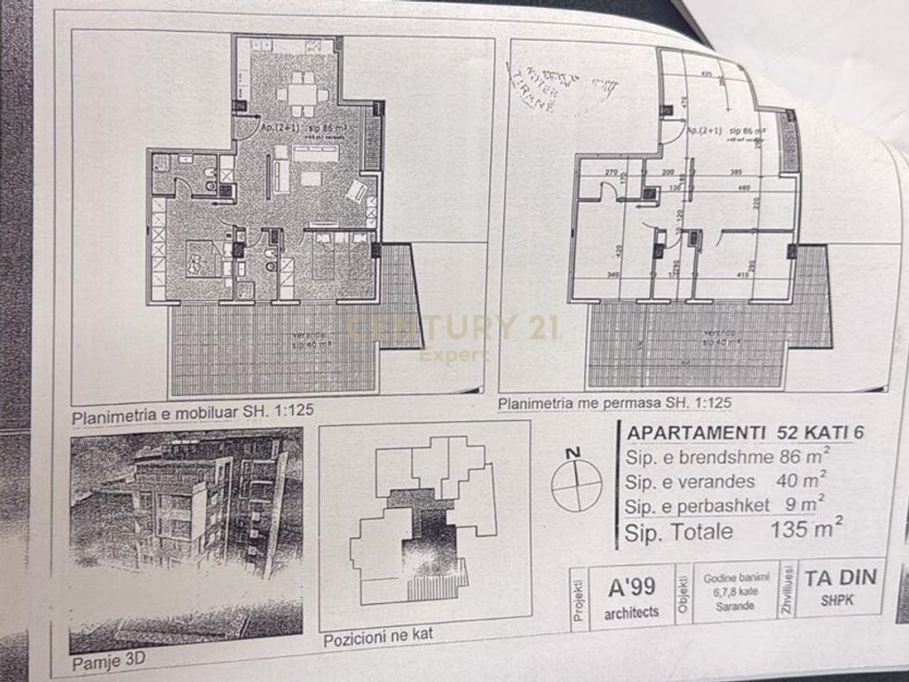 Sarandë, shesim apartament 1+1 në portin e limionit