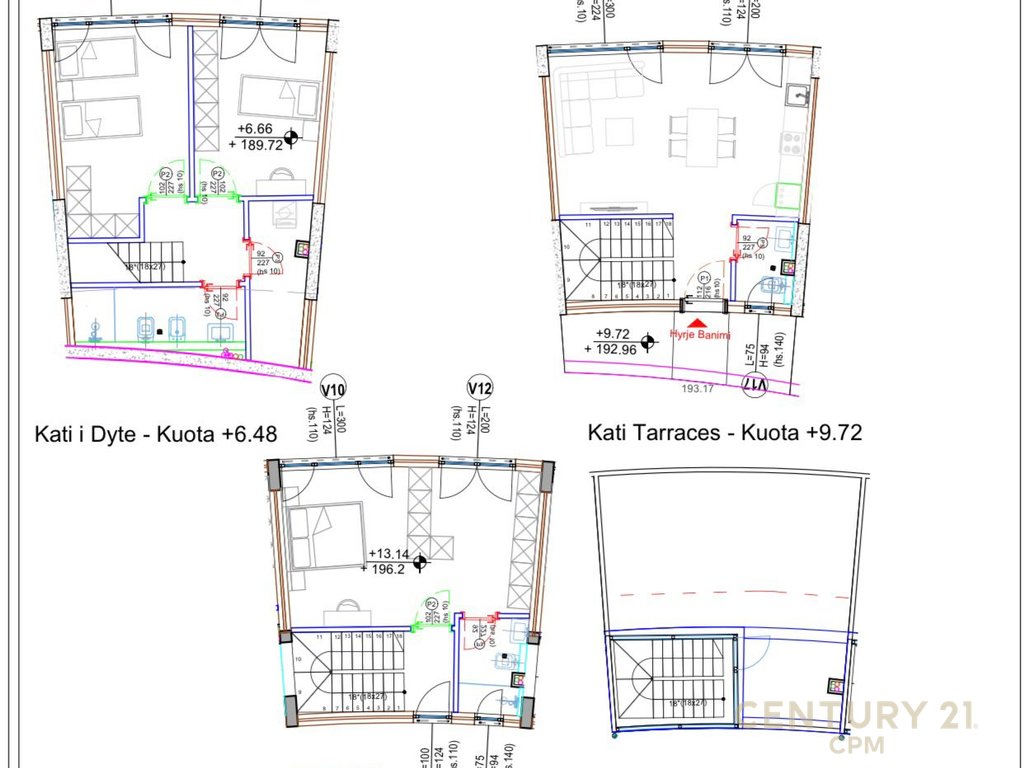 Triplex 4+1 à vendre à kodra e diellit residence 2