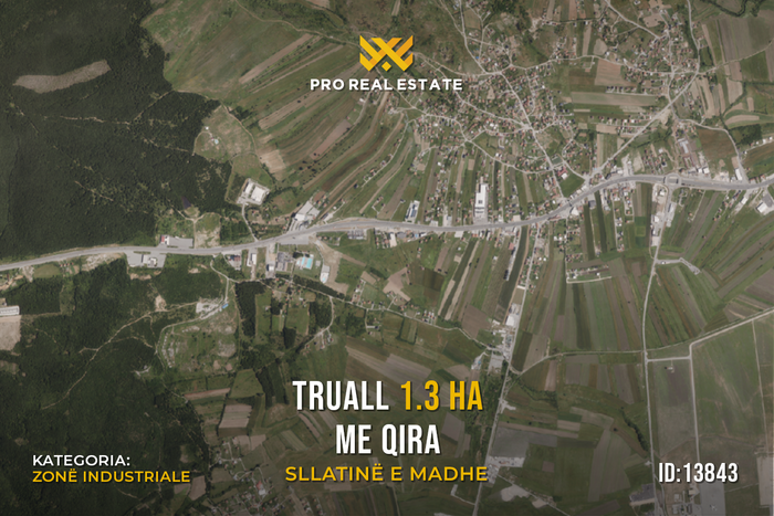 Grundstück 1,3 ha zu mieten in sllatina e madhe