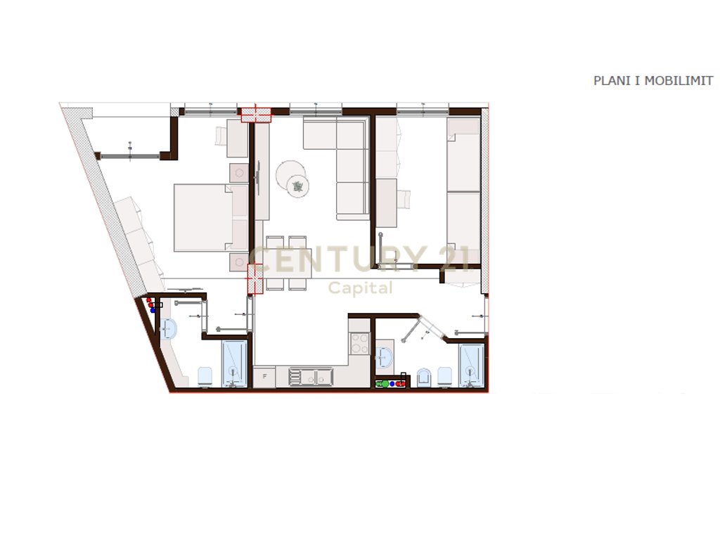 Apartment 2+1+2 zum verkauf am bulevardi i ri! (5)
