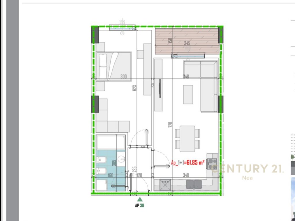 Wohnung 1+1 zu verkaufen bei arden hill