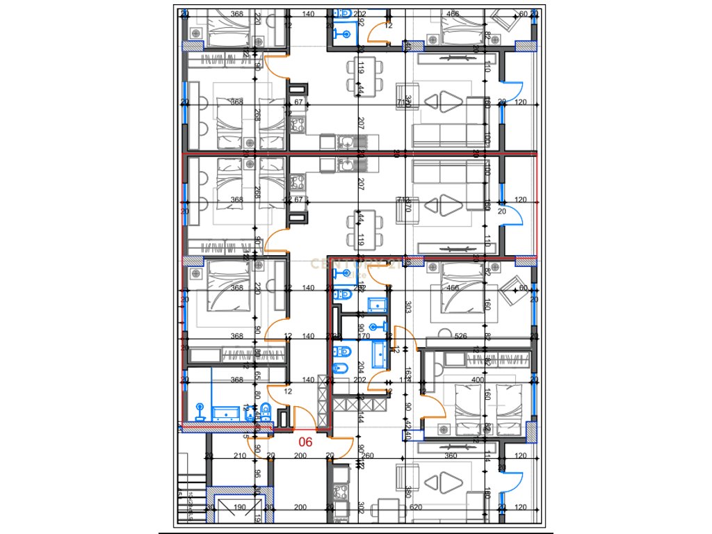 Verkauft wohnung 2+1 im white power komplex, kamez zentrum, Tirana (8)