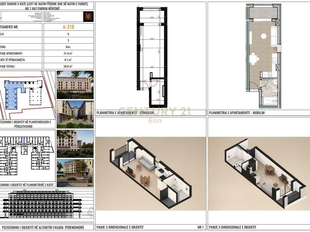 Excluzive , mundesi pagese me keste , studio per shitje ne middal residence ! (3)