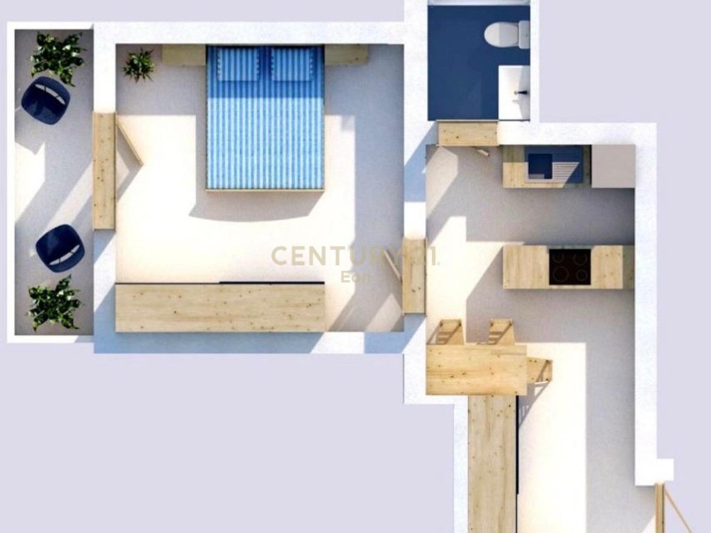 Apartamento 1+1 de 51 m² en venta en plepa, Durrës! (8)