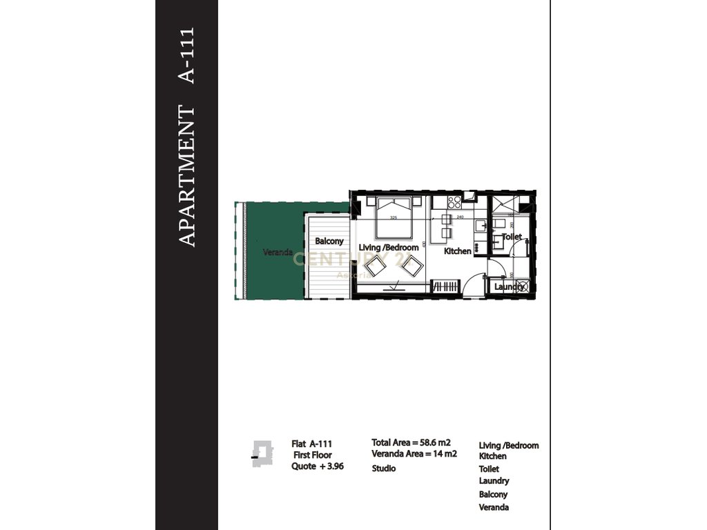 In vendita: Monolocale in green terrace residence, palasë (8)