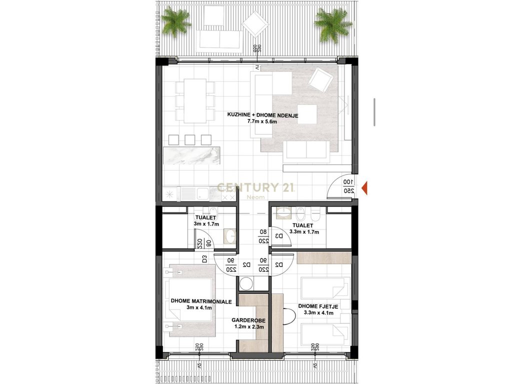 Appartamento in vendita 2+1+2 al east side residence!