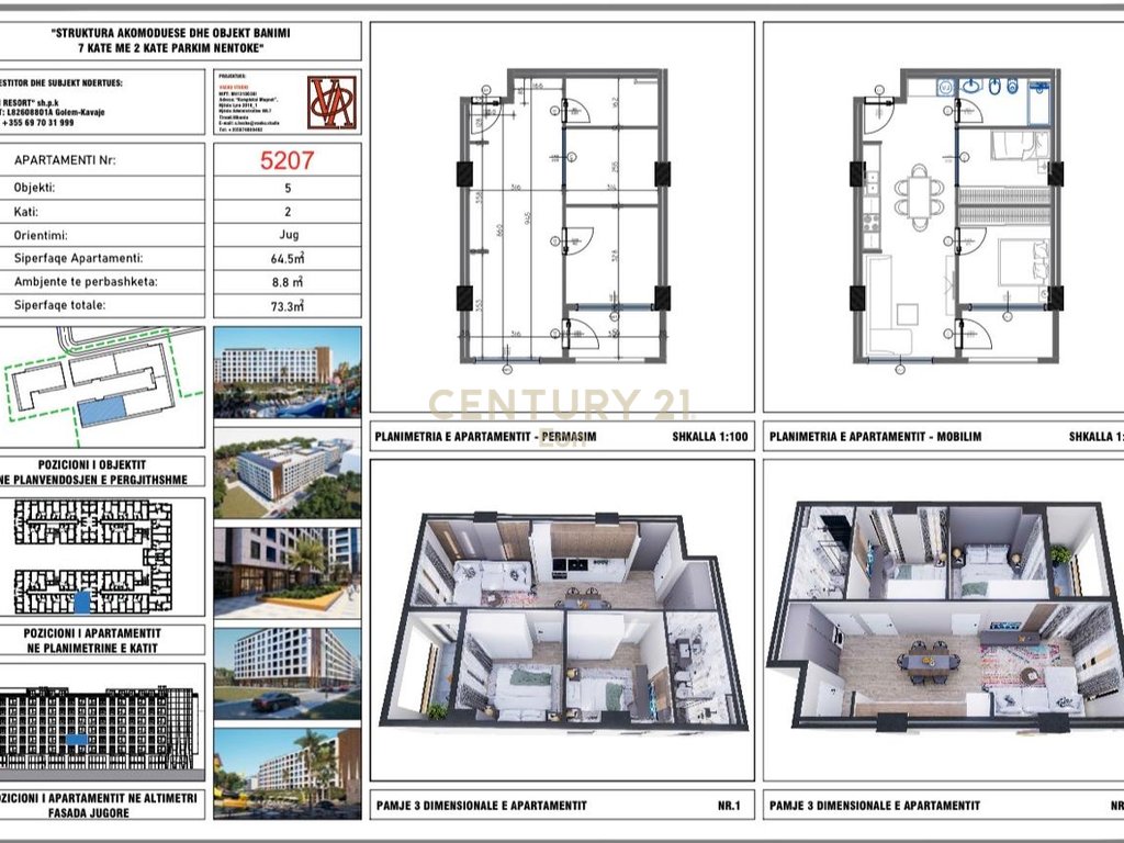 Vendu 2+1 appartement à v.m résidence, paiement en plusieurs fois !!