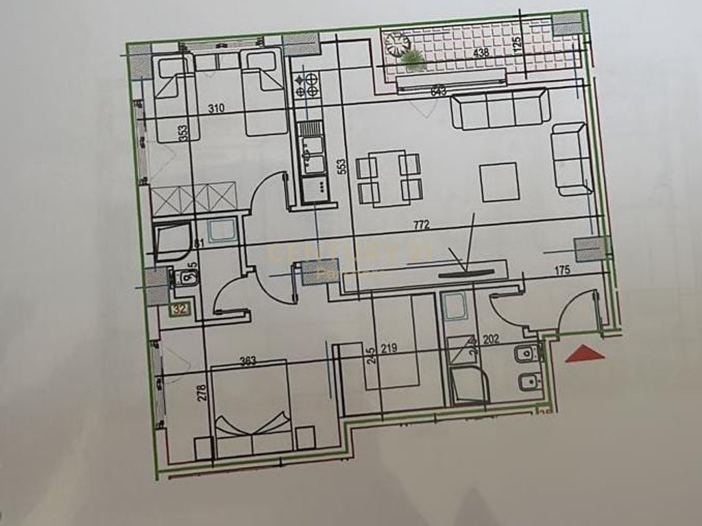 Appartamento in vendita 2+1+2 presso inxhinieria e ndertimit- residenza portik 21 (2)