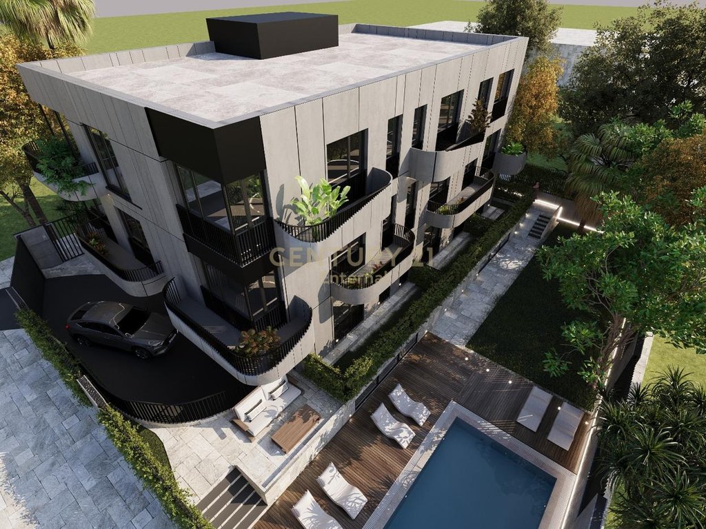 Appartement 1+1 à vendre à paskuqan, dans une résidence moderne avec piscine!