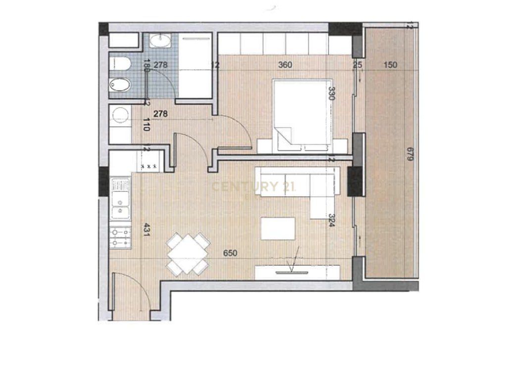 Shesim apartament 1+1, univers city-qtu!