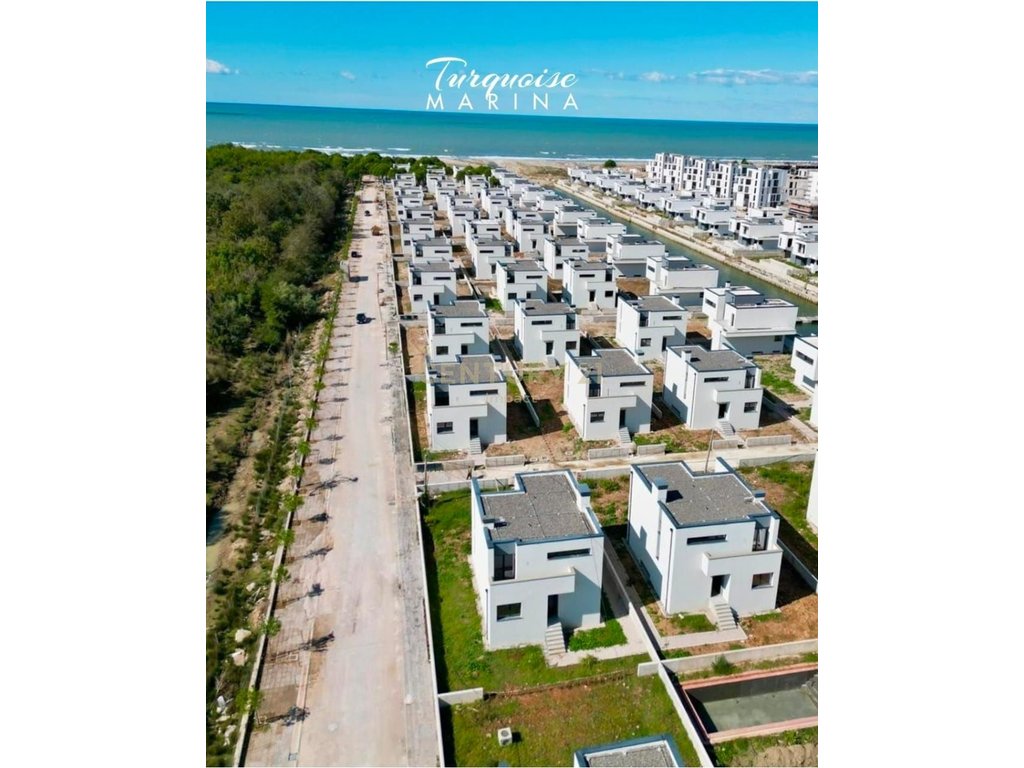 Shesim apartament 1+1 me oborr tek turquoise marina, gjiri i lalezit