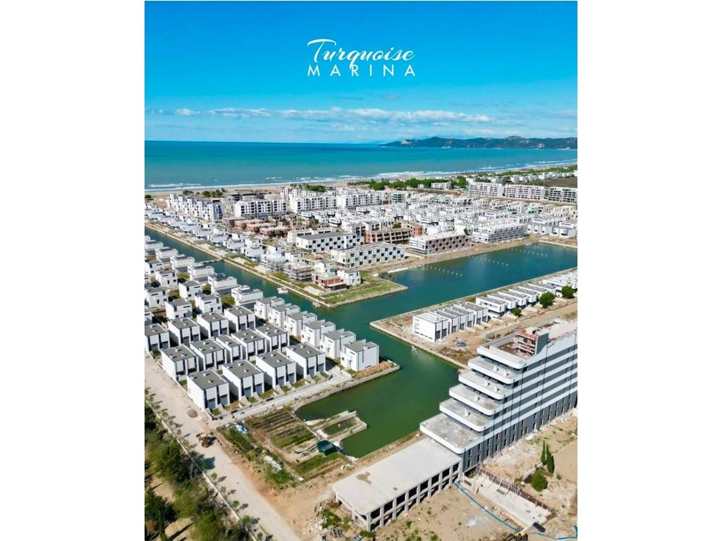 Shesim apartament 1+1 tek turquoise marina, gjiri i lalezit