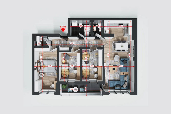 Appartamento di 107,78m² in #vendita a Prishtina e Re (4)