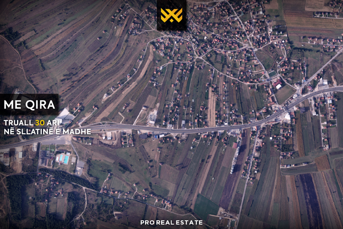 Terreno 30 ari com #aluguel em sllatinë e madhe.