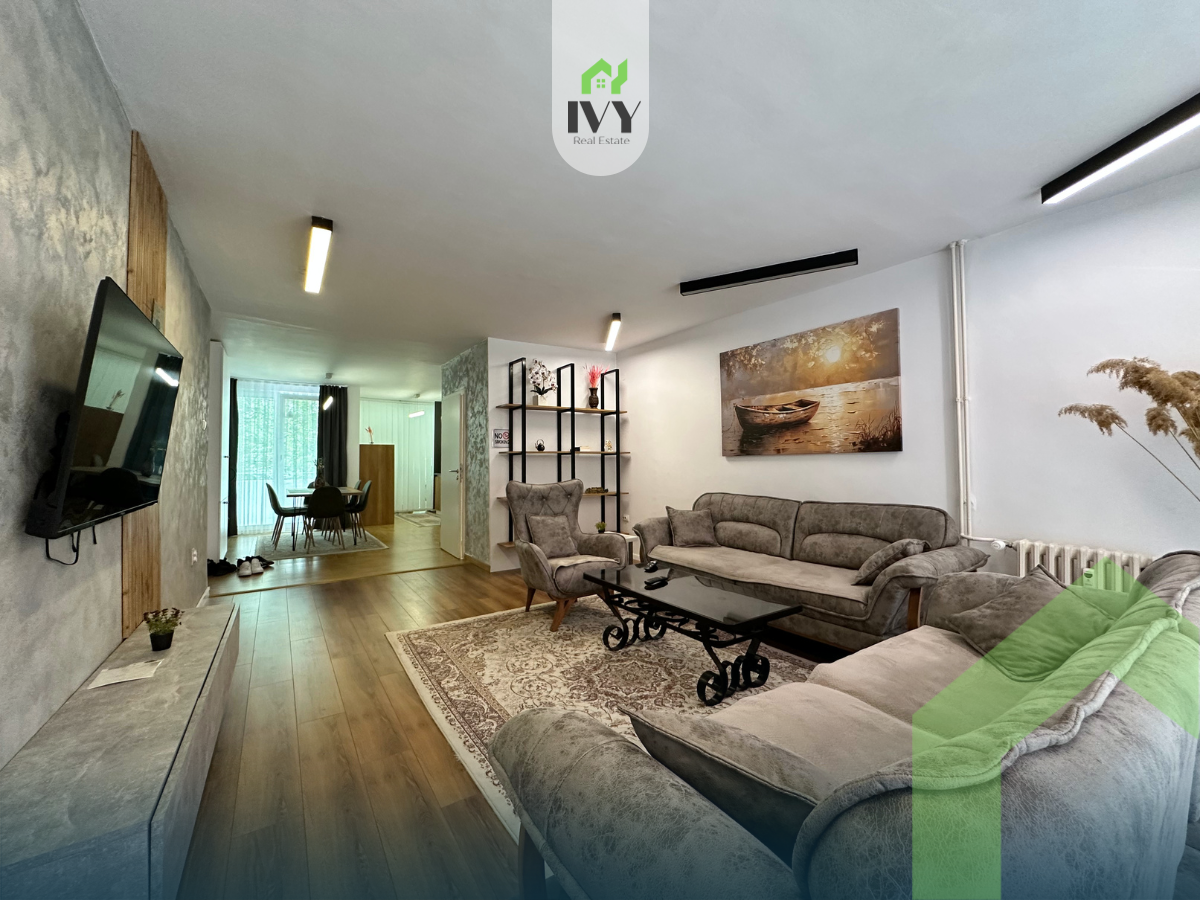 Apartamento de 100 metros quadrados para alugar em dardani – Kroi i bardhë.