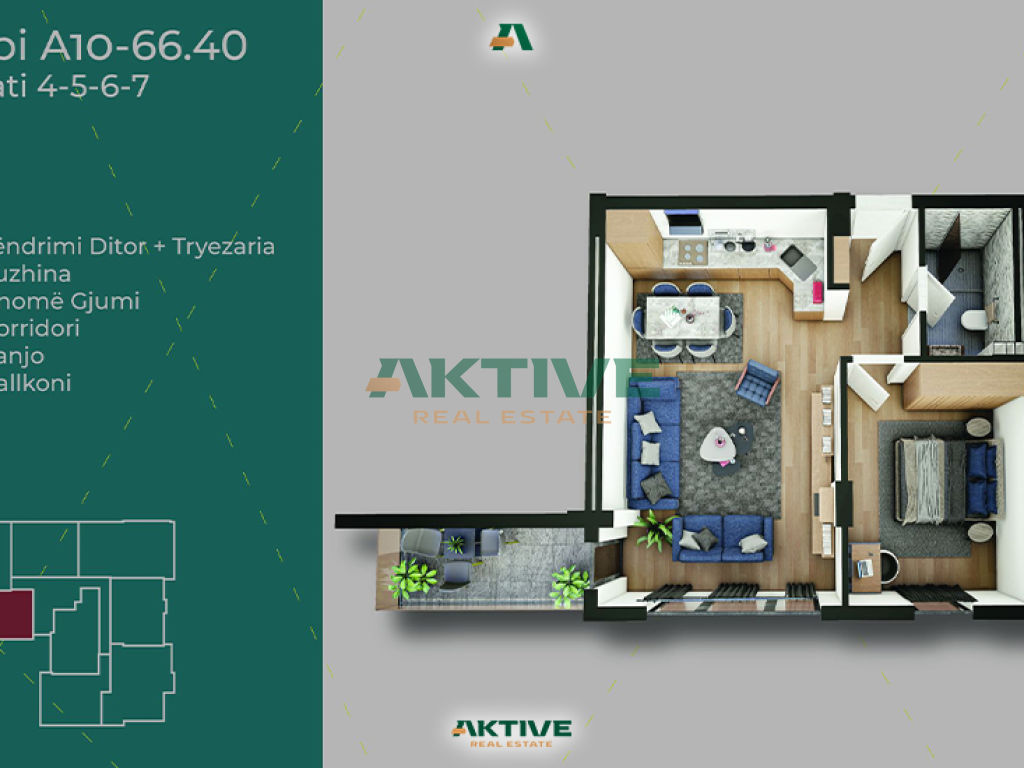 Appartement dans Dardania buildings