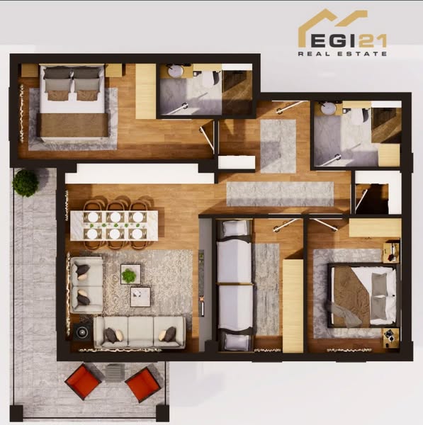 Apartment 110.41m² for sale, Prizren