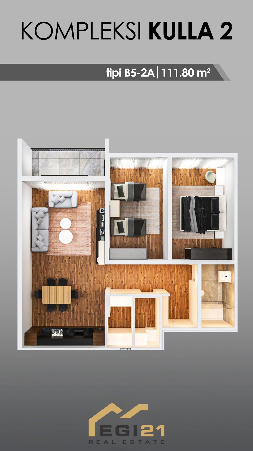 Apartment for sale 111.80m², Pejë