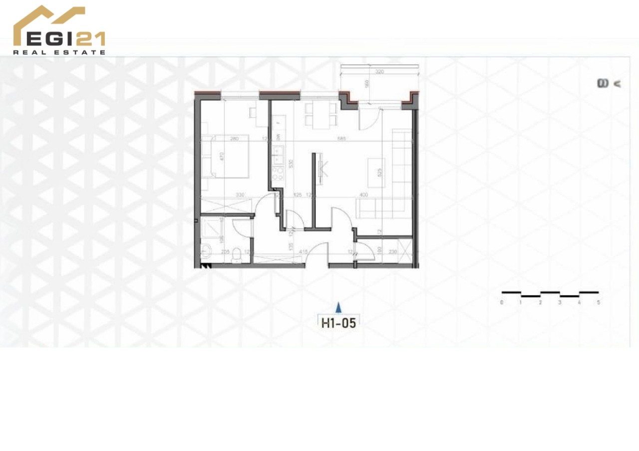 Apartment for sale 69.57 m² Prishtina e Re