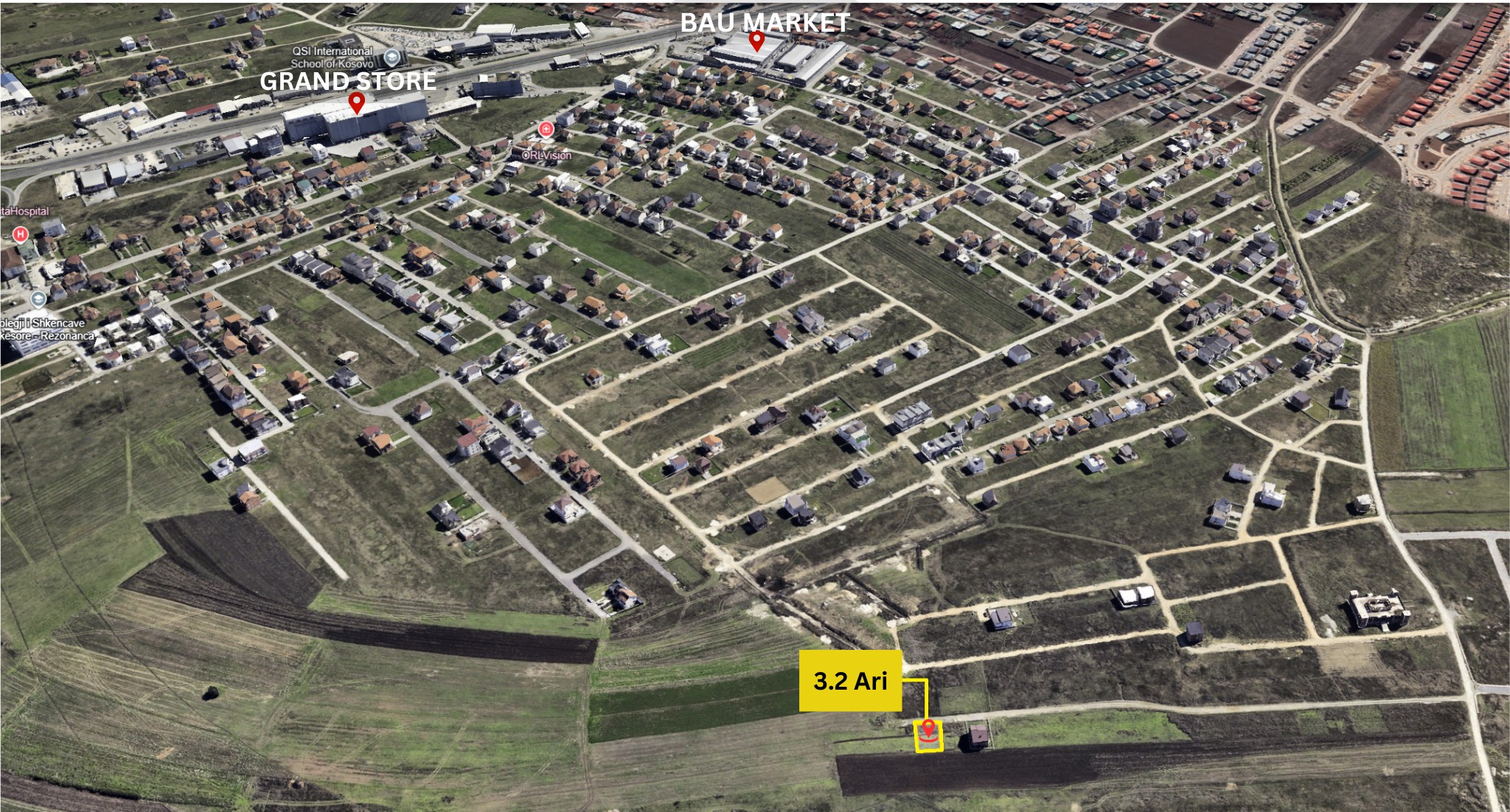 Land 3.2a for sale, Çagllavicë