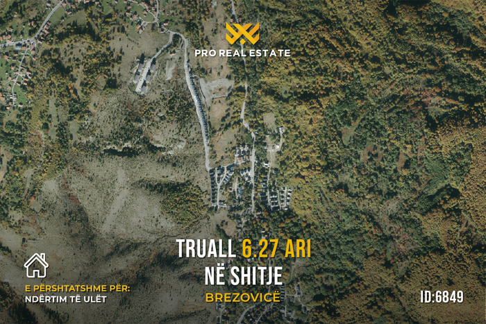 Terrain de 6,27 ari pour #vente à brezovica.