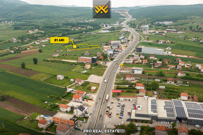 81 ari terreno en venta en sllatinë e madhe