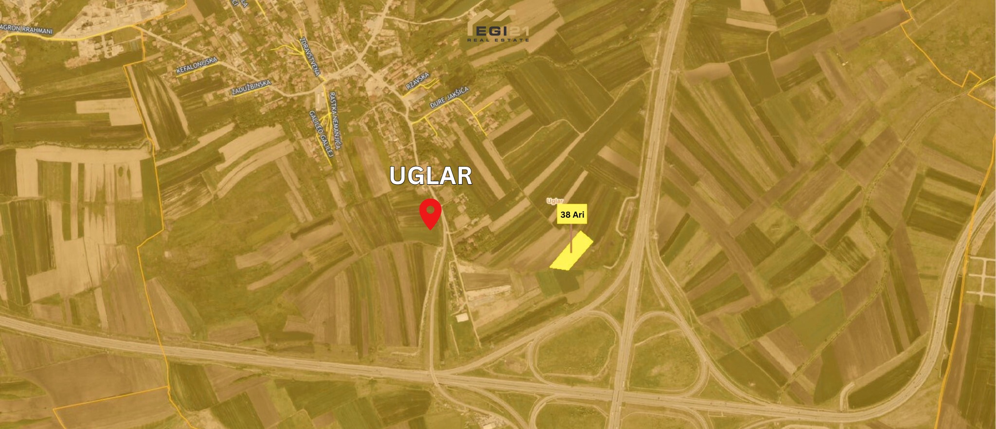 Plot 38 ari for sale, uglar