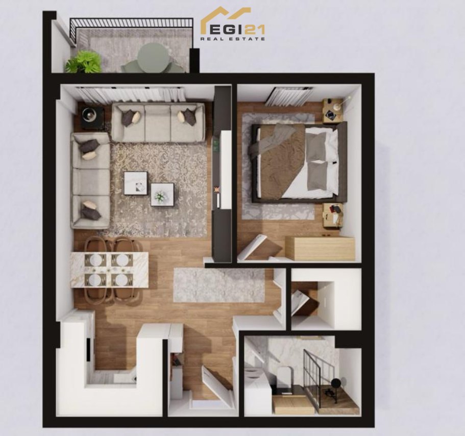 Apartment 62.2m² for sale, Prizren