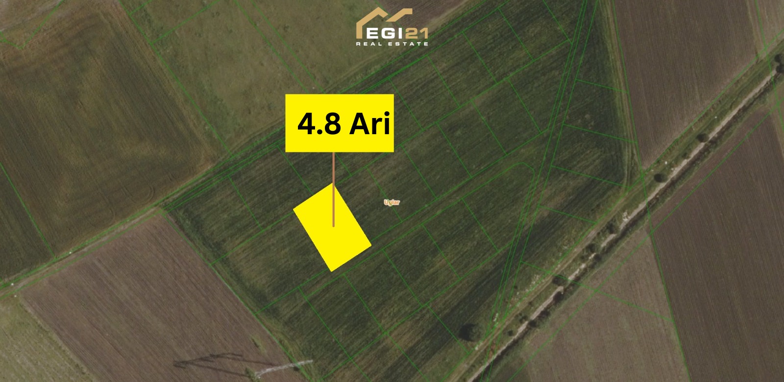 Land for 4.8 ari #sale with title deed – Uglar, Graçanicë
