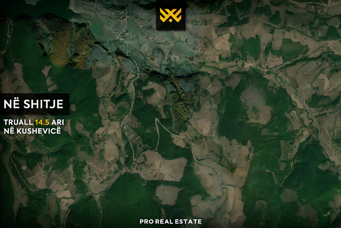 Terrain de 14,5 ari pour #vente à kushevicë.