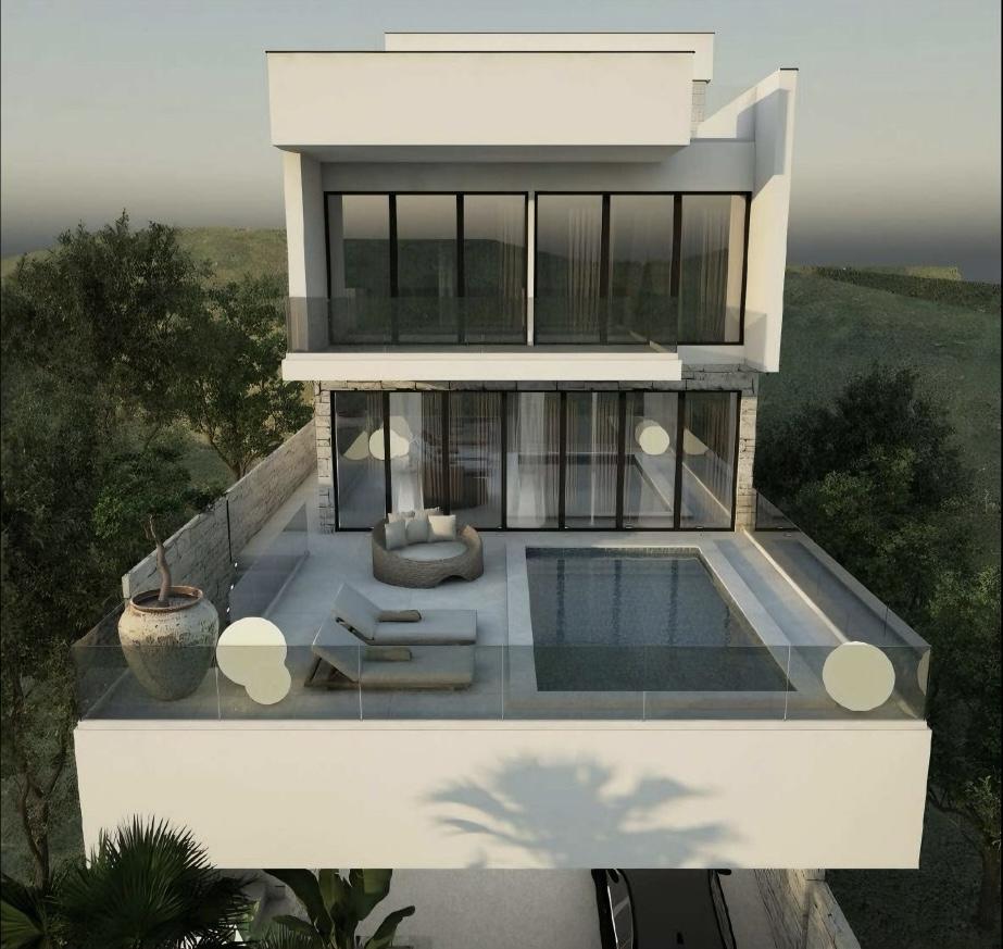 Vila luksoze në Sarandë, shqipëri me pamje panoramike deti – Mundësi investimi ideale!