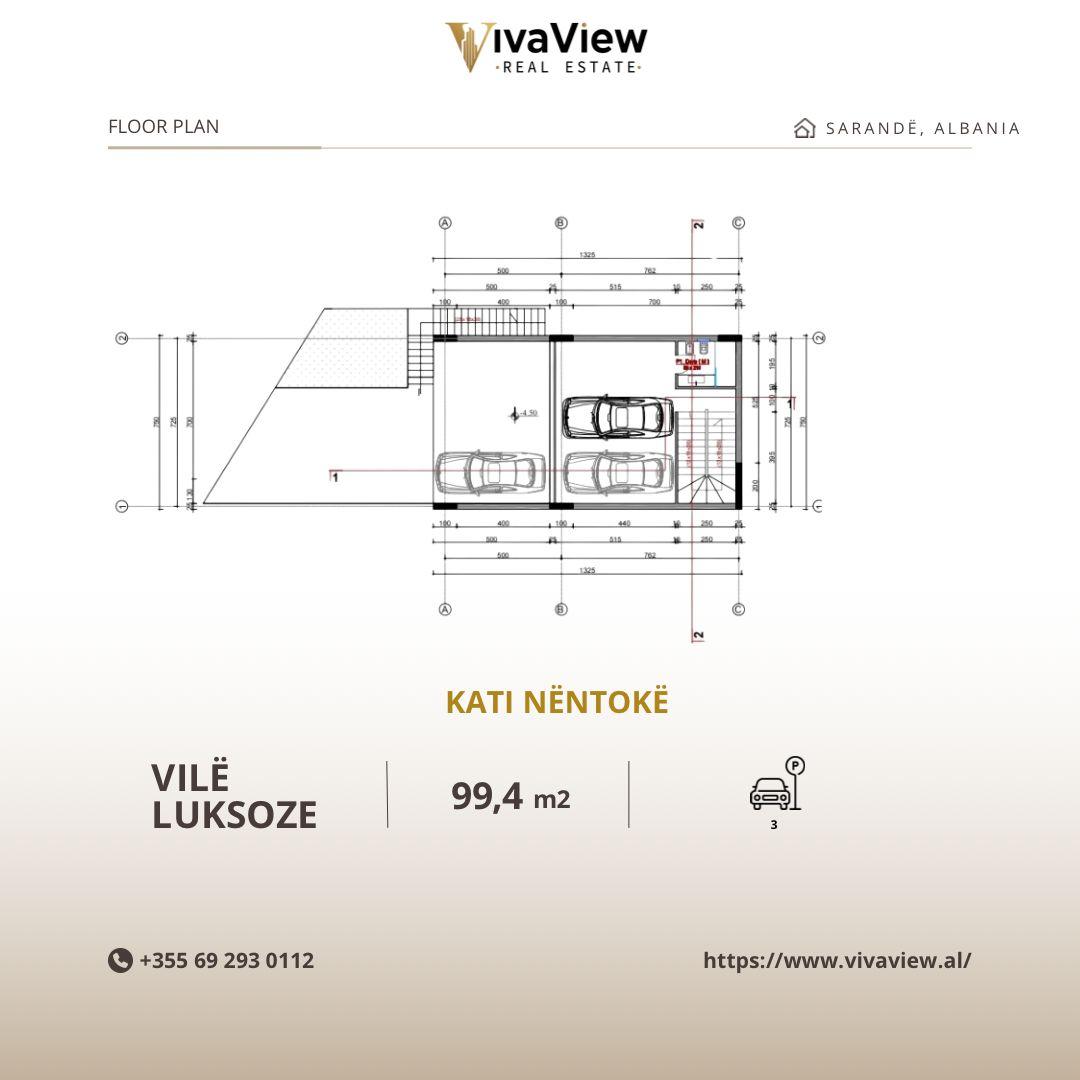 Vila luksoze në Sarandë, shqipëri me pamje panoramike deti – Mundësi investimi ideale!