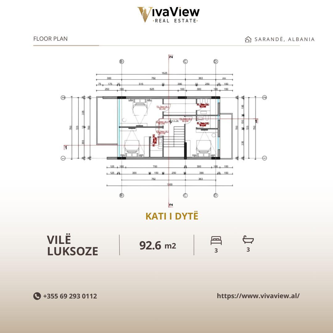 Vila luksoze në Sarandë, shqipëri me pamje panoramike deti – Mundësi investimi ideale!