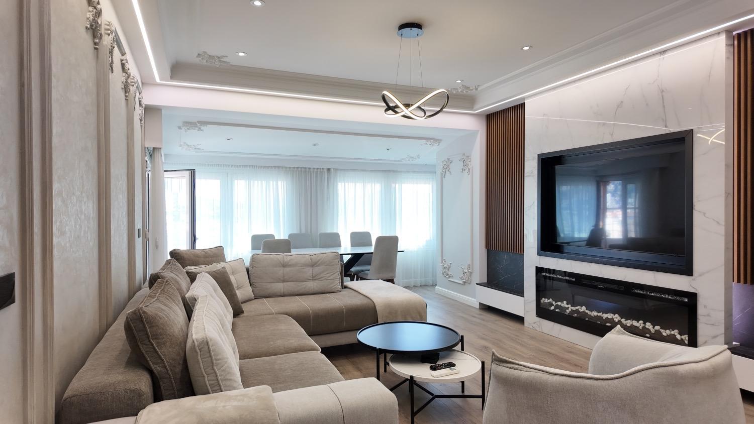 Penthouse com vista mar em Saranda à venda – Propriedade de 2 quartos a 90m da praia