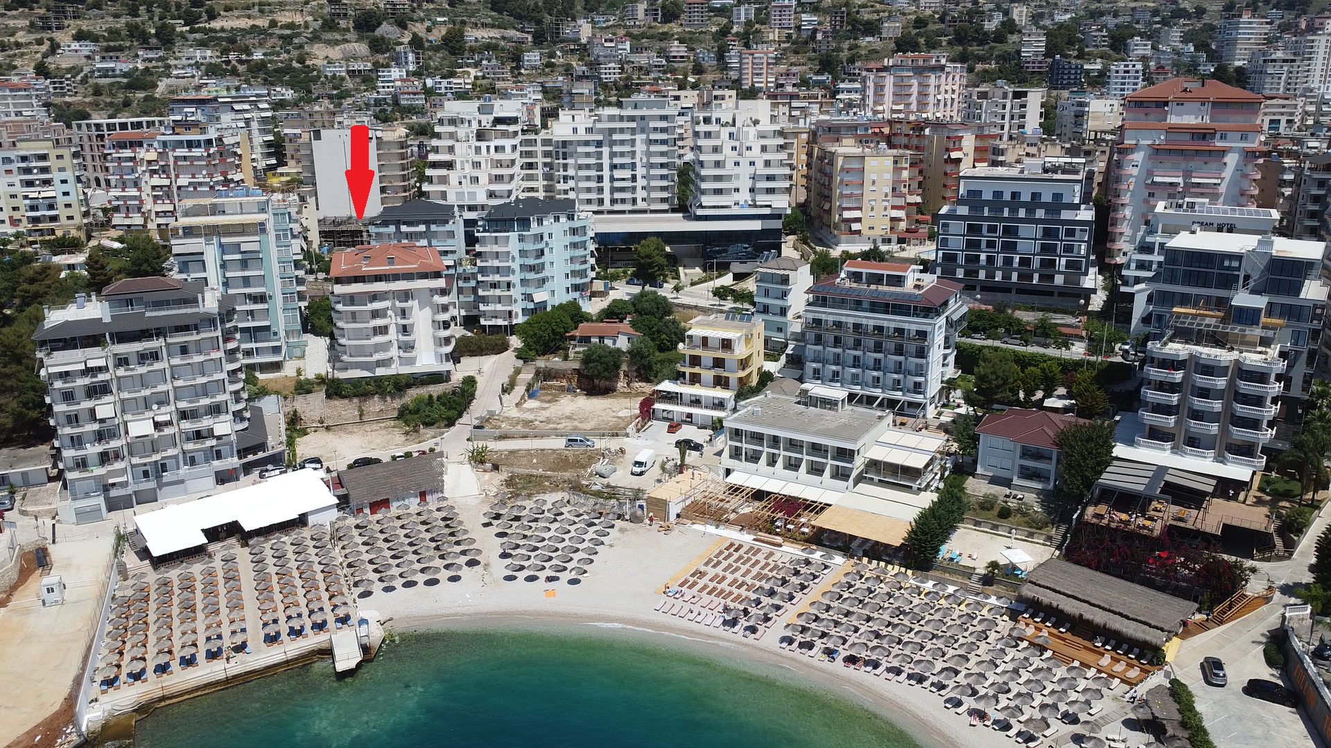 Apartamento de 1 quarto à venda em Saranda – Rua mitat hoxha, a 100m do mar