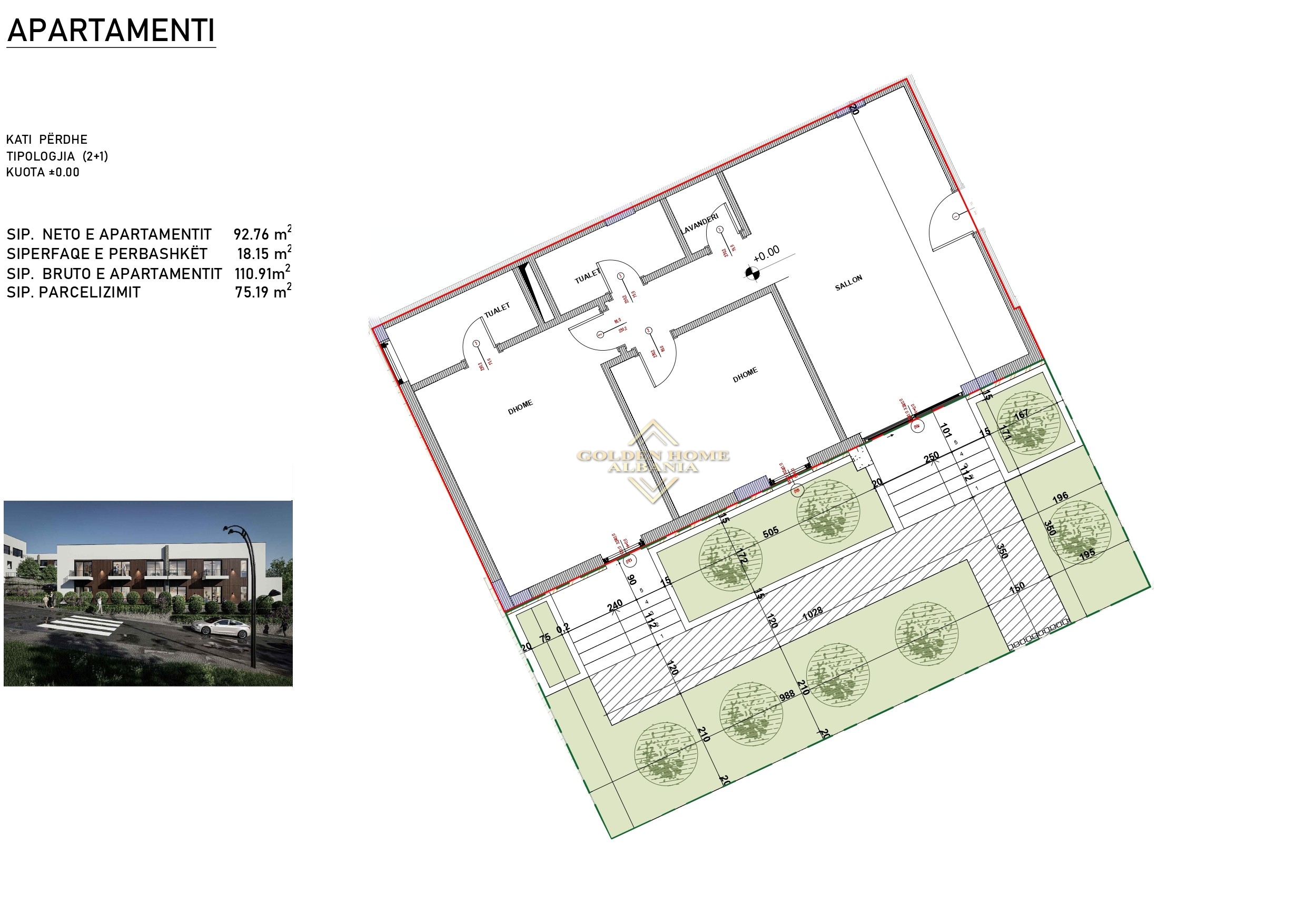 Apartments 2+1 zum verkauf in farke e vogel!