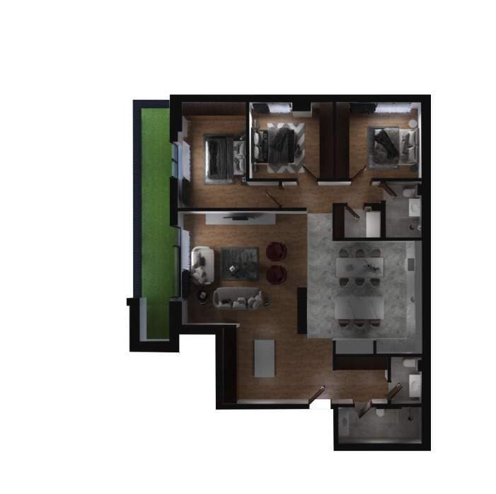 Apartamento en venta – 169.299 m² | Prishtina e Re, prime resido