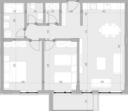 Apartment for sale - 91 m² | by butrinti group in Arbëria
